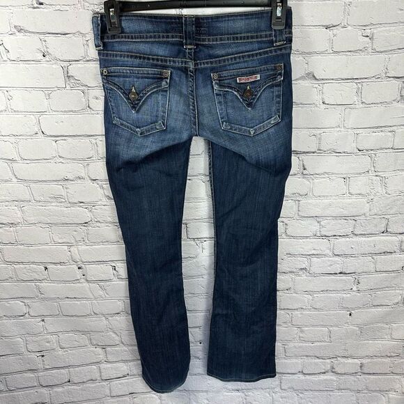 Hudson Women’s Denim Jeans Low Rise Flap Back Pockets Bootcut Color-Elm 26 - Picture 2 of 12